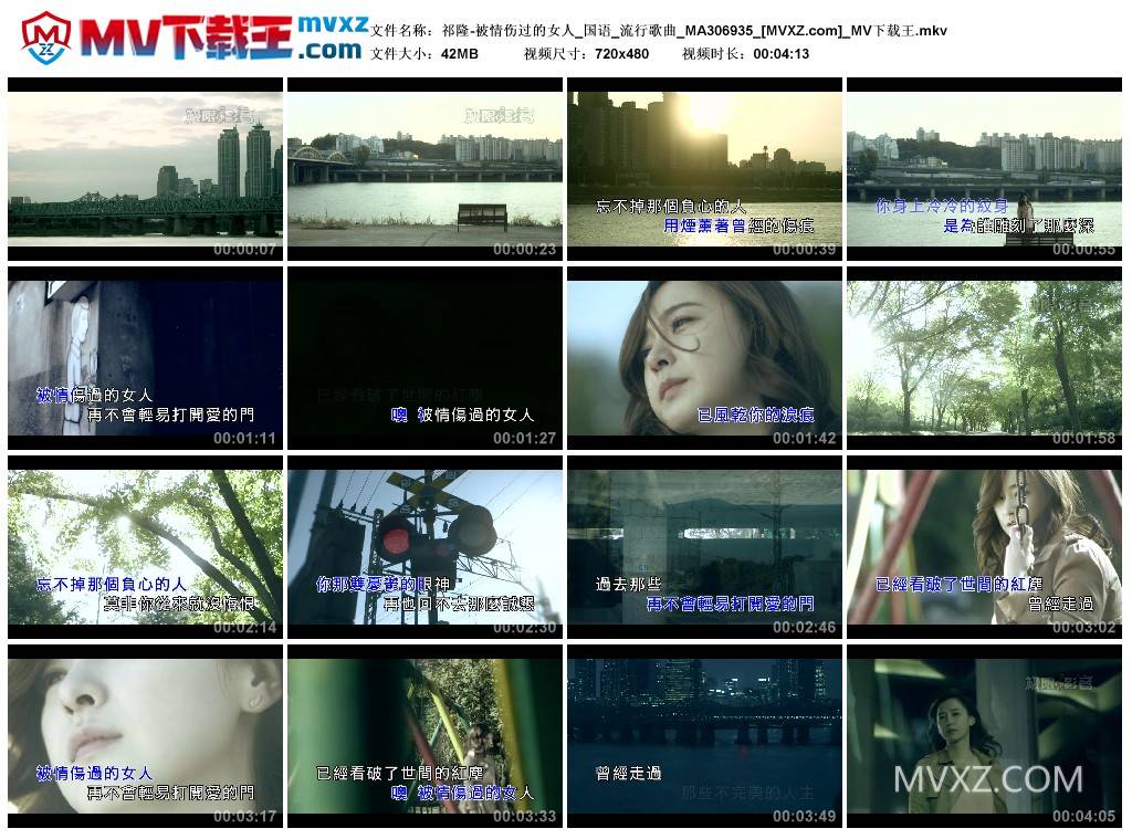 祁隆-被情伤过的女人_国语_流行歌曲_MA306935